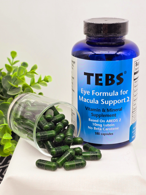 TEBS Eye Formula for Macular Support (AREDS2) — 3-Month Supply